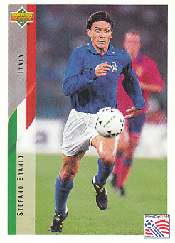 Stefano Eranio Italy Upper Deck World Cup 1994 Eng/Spa #162